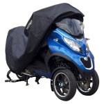 Housse de protection pour scooter trois roues - ds covers - taille m - noir - protection pluie poussi�re ...