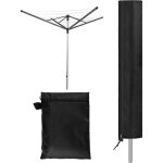 Housse de protection pour s�choir 168cm tissu oxford imperm�able avec fermeture �clair tous temps