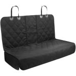 Housse de protection pour siège arrière de voiture noir pour chien animal de compagnie enfant passagers ... Housse de protection pour siège arrière de voiture noir pour chien animal de compagnie enfant passagers ...