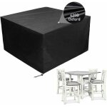 Housse de protection pour table carre et mobilier dextrieur tissu oxford impermable dimensions 135 x ...