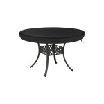 Housse de protection table ronde jardin balcon 106x10 cm - b�che imperm�able anti - uv en tissu oxford ...
