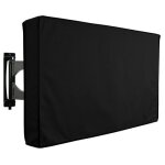 Housse de protection pour tv dextrieurcrans et tlvisions de terrasse et jardin - impermable et rsistant ...
