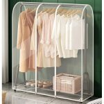 Housse de rangement translucide pour cintre anti - poussire 120 x 150 x 50 cm