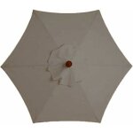 Housse de rechange pour parasol - 6 baleines - 3 m - imperm�able - anti - ultraviolet - tissu de rechange ...