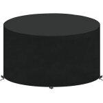 Housse ronde pour meubles de jardin en tissu oxford robuste pour bche ronde pour meubles de jardin - ...
