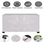 Housse salon de jardin 420d oxford tissu pour mobilier housse de table imperm�able b�che de protection ...