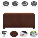 Housse salon de jardin 420d oxford tissu pour mobilier housse de table imperm�able b�che de protection ...