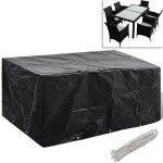 Housse de salon de jardin - bâche imperméable 8 ?illets 240 x 140 x 90 cm tissu anti - uv shl858051 Housse de salon de jardin - bâche imperméable 8 ?illets 240 x 140 x 90 cm tissu anti - uv shl858051