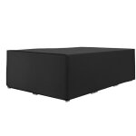 Housse salon de jardin - outsunny - �tanche - anti - uv - avec ?illets et cordes de fixation - 222 x ...