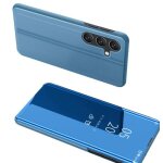 Housse pour samsung galaxy a36 et a56 5g - etui coque portefeuille clear view miroir + verre trempe - ...