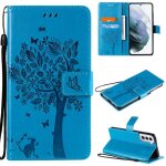 Housse samsung galaxy s21 5g. rabat portefeuille de protection cuir pu etui magnétique housse bleu Housse samsung galaxy s21 5g. rabat portefeuille de protection cuir pu etui magnétique housse bleu