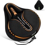 Housse de selle de vélo - rembourrée en gel - antidérapante - taille universelle - confort optimal Housse de selle de vélo - rembourrée en gel - antidérapante - taille universelle - confort optimal