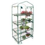 Housse de serre � 4 �tages en pvc - housse de rechange pour mini serre de jardin pour int�rieur ou ext�rieur ...