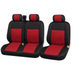 Housses de siège avant 2 + 1 pour fourgon utilitaire peugeot expert boxer partner couvre - sièges rouge ... Housses de siège avant 2 + 1 pour fourgon utilitaire peugeot expert boxer partner couvre - sièges rouge ...
