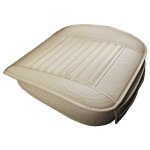 Housse de sige avant de voiture en cuir respirant coussin de protection pour sige de voiture