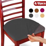 Housses de sige de chaise housses de sige de chaise de salle  manger avec attaches housses de chaise ...