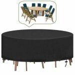 Housse table de jardin ronde bache salon jardin exterieur imperméable anti - uv oxford robuste bache ... Housse table de jardin ronde bache salon jardin exterieur imperméable anti - uv oxford robuste bache ...