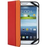 Housse - targus - galaxy tab 4 - simili cuir rouge - support multi - positions - protection complte