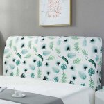 Housse t�te de lit extensible protection anti - poussi�re coussin dossier d�coratif lavable 150 - 180cm ...