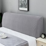 Housse de t�te de lit - yyv - gris clair - anti - poussi�re - largeur 180 - 200 cm