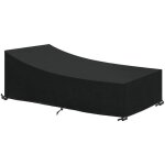 Housse transat housse pour chaise longue exterieur housse de protection pour transat de jardin210x75x80 ...