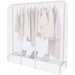 Housse transparente pour tringle � v�tements avec fermeture �clair solide et poche � documents housse ...