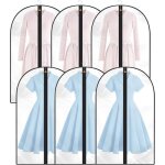 Housses de vtementshousses de protection zip semi transparentes pour chemise costumes / manteaux6pcs ...
