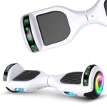 Hoverboard trottinette �lectrique auto - �quilibr�e de 65 pouces avec bluetooth roues et lumi�res led ...