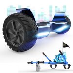 Hoverboard rcb 8. 5 pouces scooter lectrique tout terrain gyropode hummer bluetooth led + hoverkart ...
