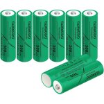 Hr6 lot de 8 piles rechargeables ni - mh aa 300 mah pour lampes solaires dextrieur de jardin pr - charges ...