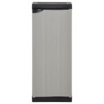 Hsf�armoire haute gris - armoire de rangement de jardin 1 �tag�re gris / noir 35x40x85 cm cpw3767962