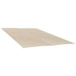 Hsfbase de cadre de lit - lattes de rechange pour sommier avec 48 lattes 2 pices 70x200 cm - 2 personnes ...