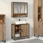 Hsf® colonne wc / meuble de lavabo de salle de bain - meuble rangement pour bain / armoire wc - avec ... Hsf® colonne wc / meuble de lavabo de salle de bain - meuble rangement pour bain / armoire wc - avec ...