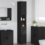 Hsf® colonne wc / meuble de salle de bain - meuble rangement pour bain / armoire wc - haut avec porte ... Hsf® colonne wc / meuble de salle de bain - meuble rangement pour bain / armoire wc - haut avec porte ...