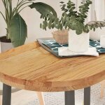 Hsfdessus de table de remplacement - dessus de table salle  manger tables basse 100x50x4 cm bois de ...