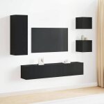 Hsf®ensemble de meubles tv 5 pcs - meuble de rangement tv / complet de vitrine chêne noir 160x30x30. ... Hsf®ensemble de meubles tv 5 pcs - meuble de rangement tv / complet de vitrine chêne noir 160x30x30. ...