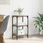 Hsf®meuble de séjour contemporain - bibliothèque meuble de rangement - chêne artisanal 40x33x70. 5cm ... Hsf®meuble de séjour contemporain - bibliothèque meuble de rangement - chêne artisanal 40x33x70. 5cm ...