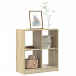 Hsf�meuble de s�jour contemporain - biblioth�que meuble de rangement - ch�ne - sonoma 685x32x75cm - bois ...