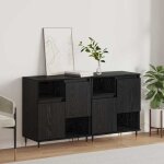 Hsf®meuble de séjour contemporain - buffets 2 pcs - chêne noir - 120x35x70cm - bois dingénierie ckd54585 ... Hsf®meuble de séjour contemporain - buffets 2 pcs - chêne noir - 120x35x70cm - bois dingénierie ckd54585 ...