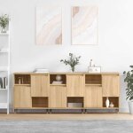 Hsf�meuble de s�jour contemporain - buffets 3 pcs - ch�ne sonoma - bois ding�nierie ckd84166