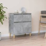 Hsf�meuble de s�jour contemporain - buffet - gris b�ton - 60x35x70cm - bois ding�nierie ckd54879
