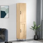 Hsf®meuble de séjour contemporain - buffet haut - chêne sonoma - 345x34x180cm - bois dingénierie ckd29915 ... Hsf®meuble de séjour contemporain - buffet haut - chêne sonoma - 345x34x180cm - bois dingénierie ckd29915 ...