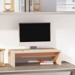 Hsf®meuble tv / hi - fi - support de moniteur 50x27x15cm - bois de pin solide kbq76628 Hsf®meuble tv / hi - fi - support de moniteur 50x27x15cm - bois de pin solide kbq76628