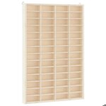 Hsf�vitrine de collection en bois avec 56 compartiments 40 x 45 x 60 cm cpw6548289