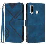 Pour huawei p30 lite (6. 15 inches) housse de protection contre les chutes avec fente pour carte lani�re ...