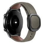 Pour huawei watch 4 pro / 4 / gt 4 46 mm bracelet de montre universel en cuir de vache vritable avec ...
