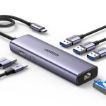 Hub usb c - ugreen - 15598 - 6 en 1 - hdmi 4k - ethernet gigabit - charge 100w