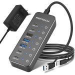 Hub usb aliment usbc hub avec 3 * 10gbps data ports (usb - a 2 * usb - c) 4 * 5gbps usb3. 0 ports (2 ...