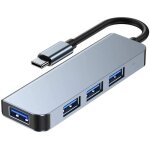 Hub usb c usb 3. 0 slim aluminumshell type c vers 4 ports compatible avec macbook air mac pro / mini ... Hub usb c usb 3. 0 slim aluminumshell type c vers 4 ports compatible avec macbook air mac pro / mini ...