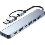 Hub usb c 7 en 1 avec ports usb 3. 0 et usb 2. 0